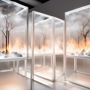 Maija Demitere, Inside The Tree Museum, Latvia, AI Image