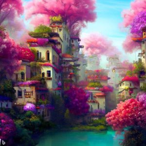 Inga Ezeriete, Cities 2, AI Image