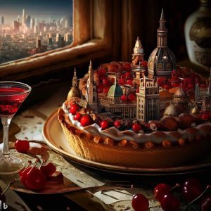 Jogita Kirsanova, Cherry Pie, Latvia, AI Image