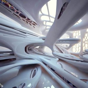 Laima Gutmane, White Marble, Latvia, AI Image