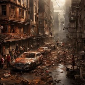 Schell Jozsef, Urban Hell, Hungary, AI Image